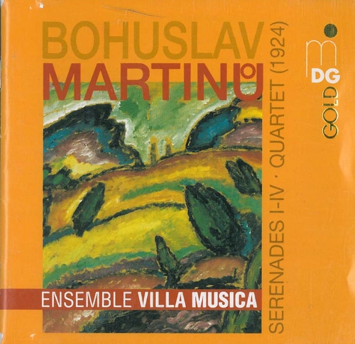 Couverture SERENADES 1-3 / QUATUOR CLARIN., COR, VIOLONCELLE & PERC.... de Bohuslav MARTINU