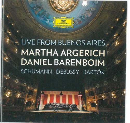 Couverture LIVE FROM BUENOS AIRES (+ DEBUSSY, BARTOK) de Robert SCHUMANN