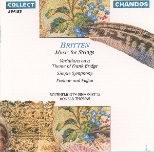 Couverture VARIATIONS ON A THEME OF FRANK BRIDGE / SIMPLE SYMPHONY de Benjamin [Lord] BRITTEN