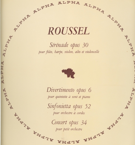 Couverture SINFONIETTA CORDES de Albert ROUSSEL