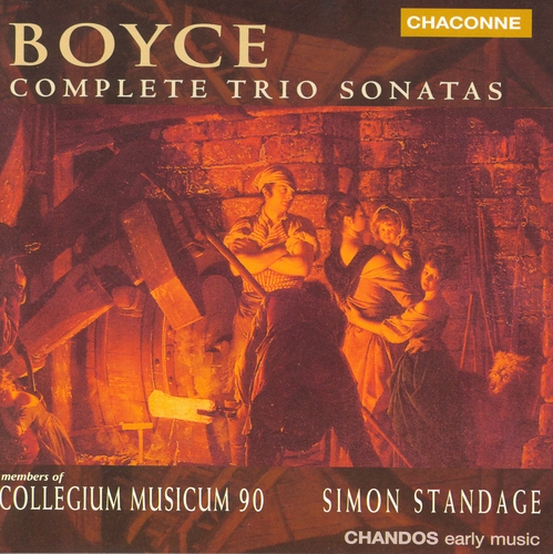 Couverture 12 SONATES EN TRIO de William BOYCE