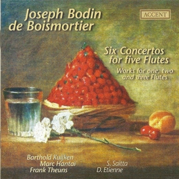 Image du média "CONCERTOS POUR 5 FLÛTES / CONCERTO POUR 2 FLÛTES... de Joseph Bodin de BOISMORTIER"