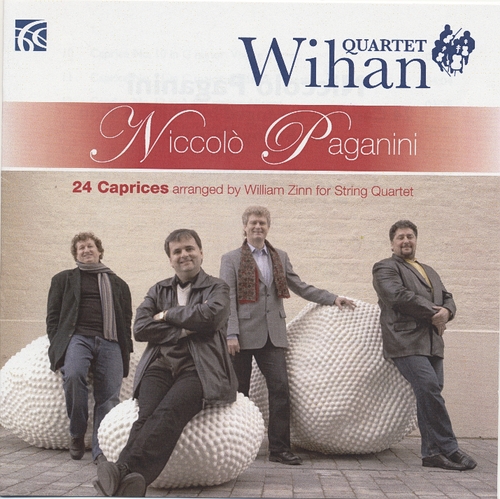 Couverture CAPRICES VIOLON 1-24 (TRANSC. QUATUOR CORDES) de Nicolo PAGANINI