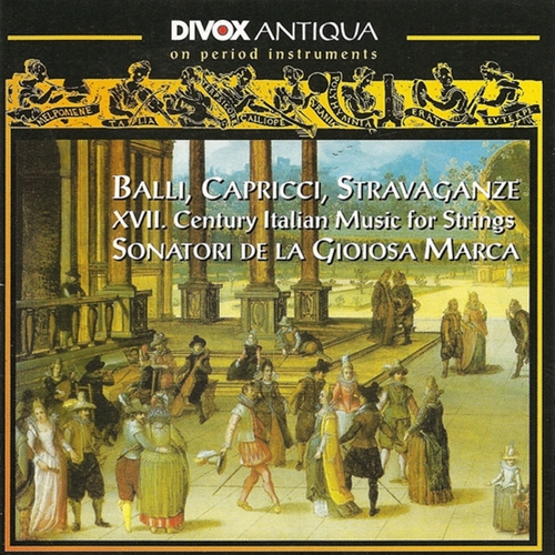 Couverture BALLI, CAPRICCI E STRAVAGANZE (MUSIQUE CORDES ITAL.XVII°S.)