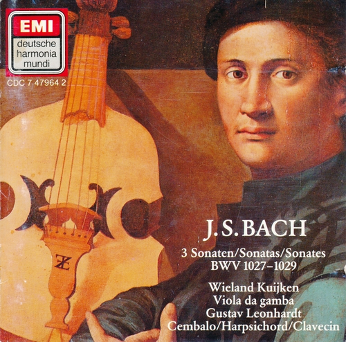 Couverture SONATES VIOLE DE GAMBE CLAV.BWV 1027-1029 de Johann Sebastian BACH