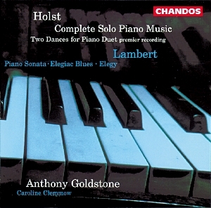 Couverture PIANO: ARPEGGIO STUDY / 2 PIECES / TOCCATA / ...(+ LAMBERT) de Gustav HOLST