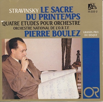 Couverture SACRE DU PRINTEMPS / QUATRE ETUDES de Igor STRAVINSKY