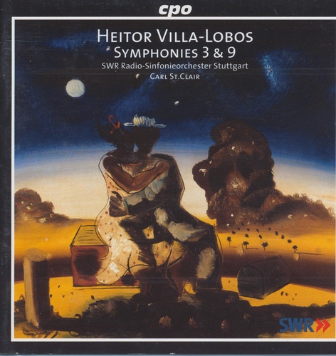 Couverture SYMPHONIE  3,9 / OUVERTURE DE L'HOMME TEL de Heitor VILLA-LOBOS