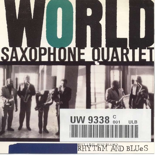 Couverture RHYTHM AND BLUES de THE WORLD SAXOPHONE QUARTET