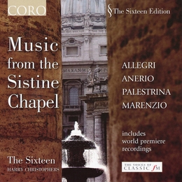 Image du média "MUSIC FROM THE SISTINE CHAPEL (ALLEGRI/ ANERIO/ PALESTRINA/"