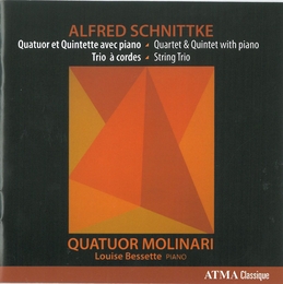 Image du média "QUATUOR ET QUINTETTE AVEC PIANO/ TRIO À CORDES de Alfred Garrijévitch SCHNITTKE"