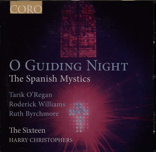 Couverture O GUIDING NIGHT, THE SPANISH MYSTICS (+BYRCHMORE/+WILLIAMS) de Tarik O'REGAN