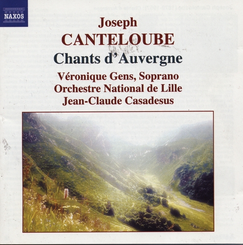 Couverture CHANTS D'AUVERGNE (SÉLECTION) de Joseph CANTELOUBE DE MALARET