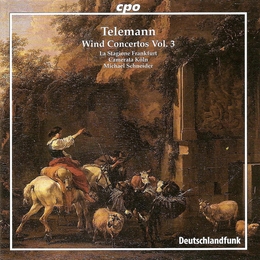 Image du média "CONCERTOS POUR INSTRUMENTS À VENTS VOL.3 de Georg Philipp TELEMANN"