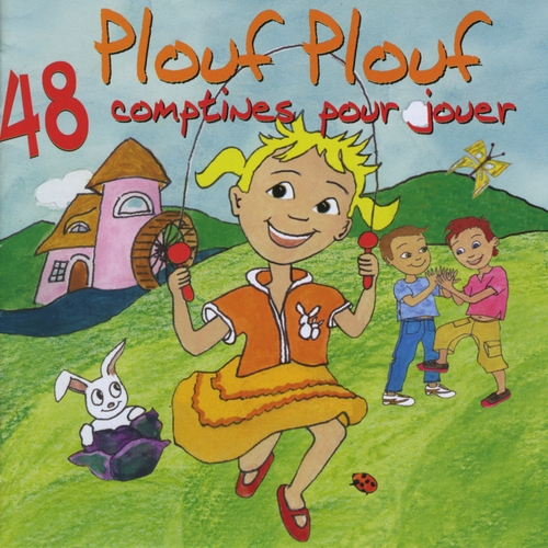 Couverture PLOUF PLOUF: 48 COMPTINES POUR JOUER de LES TRALALAPLOUFPLOUF