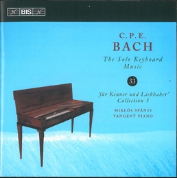 Image du média "SOLO KEYBOARD MUSIC VOL.33 de Carl Philipp Emanuel BACH"