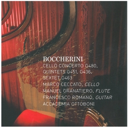 Image du média "CONCERTO VIOLONCELLE G.480 / QUINTETS G451, G436 / SEXTUOR de Luigi BOCCHERINI"