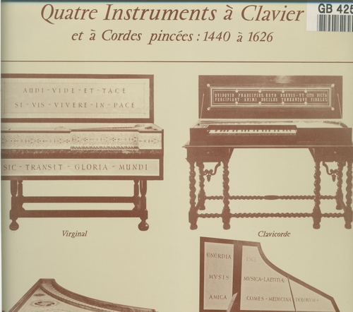 Couverture 4 INSTRUMENTS A CLAVIER