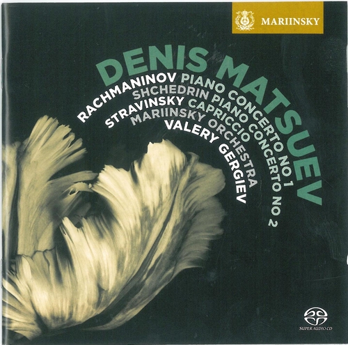 Couverture CONCERTO PIANO 1 (+ STRAVINSKY/ + CHEDRINE) de Sergey Vasil'yevich RACHMANINOV