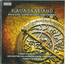 Image du média "EMILIE SUITE / QUATRE INSTANTS / TERRA MEMORIA de Kaija SAARIAHO"