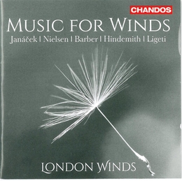 Image du média "MUSIC FOR WINDS (LIGETI/ NIELSEN/ BARBER/ HINDEMITH/ JANACEK"