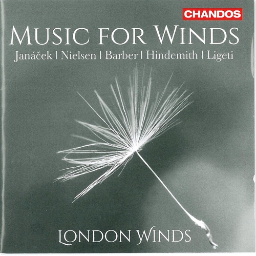 Couverture MUSIC FOR WINDS (LIGETI/ NIELSEN/ BARBER/ HINDEMITH/ JANACEK