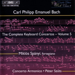 Image du média "CONCERTO CLAVIER VOL.5: WQ.11,14,19 de Carl Philipp Emanuel BACH"