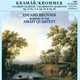 Image du média "QUATUOR CLARINETTE OP.21:1,2 ,OP.82, OP.83 de Franz KRAMAR-KROMMER"