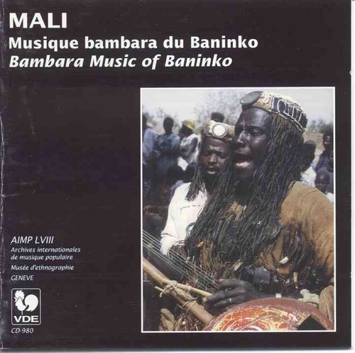 Couverture MALI: MUSIQUE BAMBARA DU BANINKO