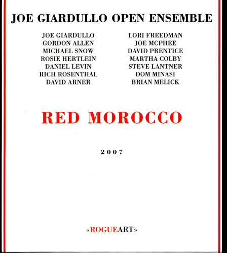 Couverture RED MOROCCO de Joe GIARDULLO OPEN ENSEMBLE