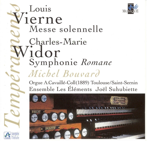 Couverture MESSE SOLENNELLE / TOCCATA ORGUE / IMPROMPTU ...(+ WIDOR) de Louis VIERNE