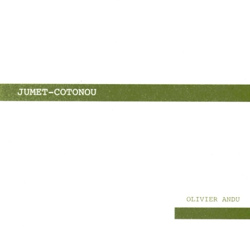 Couverture JUMET-COTONOU de Olivier ANDU