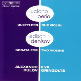 Image du média "DUETTI PER DUE VIOLINI (+ DENISOV: SONATE POUR 2 VIOLONS) de Luciano BERIO"