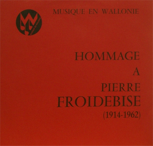 Couverture HOMMAGE A PIERRE FROIDEBISE