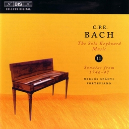 Image du média "SOLO KEYBOARD MUSIC VOL.11: SONATES 1746-1747 de Carl Philipp Emanuel BACH"