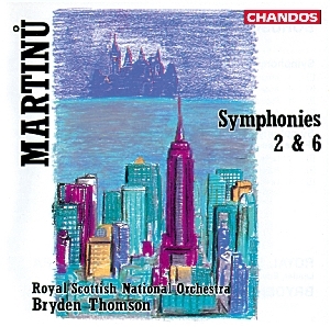 Couverture SYMPHONIE 2,6 de Bohuslav MARTINU