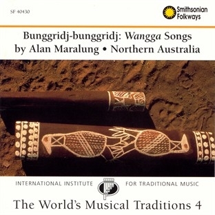 Couverture BUNGGRIDJ-BUNGGRIDJ: WANGGA SONGS, NORTHERN AUSTRALIA de Alan MARALUNG