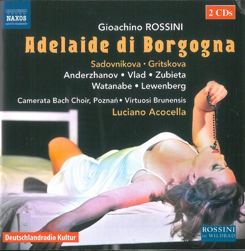 Couverture ADELAIDE DI BORGOGNA de Gioacchino ROSSINI