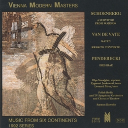 Image du média "UN SURVIVANT DE VARSOVIE (+ VAN DE VATE, PENDERECKI) de Arnold SCHOENBERG"