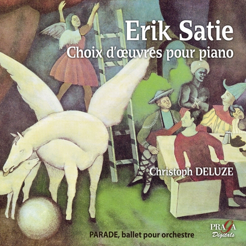 Couverture OUVERTURE À DANSER, GNOSSIENNE, GYMNOPEDIE, PARADE PIANO de Erik SATIE