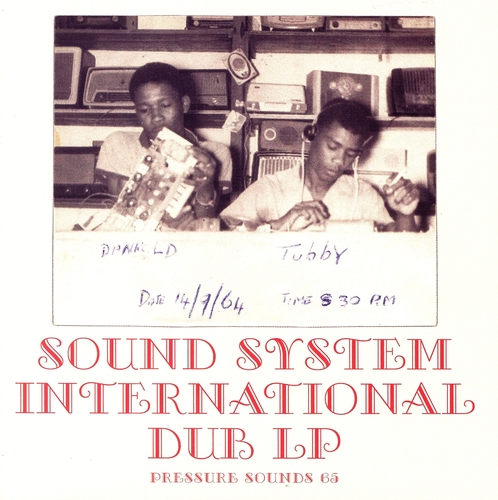 Couverture SOUND SYSTEM INTERNATIONAL DUB LP de KING TUBBY & THE CLANCY ECCLES ALL STARS