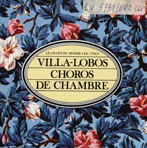 Couverture CHOROS 1-5,7 de Heitor VILLA-LOBOS