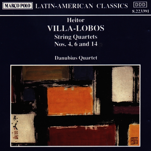 Couverture QUATUOR CORDES  4,6,14 de Heitor VILLA-LOBOS