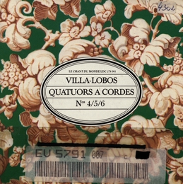 Image du média "QUATUOR CORDES  4,5,6 de Heitor VILLA-LOBOS"