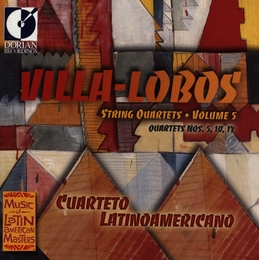 Image du média "QUATUOR CORDES  5,10,13 (VOL.5) de Heitor VILLA-LOBOS"