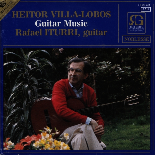 Couverture GUITARE: PRELUDES 1-5 / ETUDES 5,8,9 / CHORO 1 / SUITE BRES. de Heitor VILLA-LOBOS