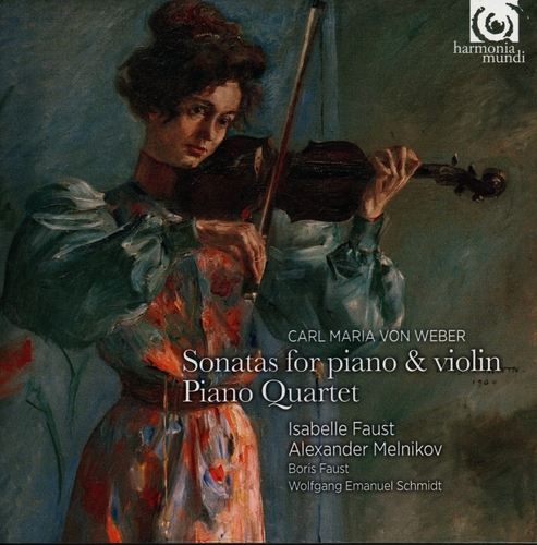 Couverture SONATES VIOLON PIANO 1-6 / QUATUOR OP.8 de Carl Maria von WEBER