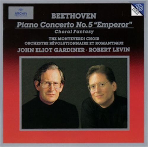 Couverture CONCERTO PIANO 5 "L'EMPEREUR" / FANTAISIE PIANO CHOEUR ORCH. de Ludwig van BEETHOVEN