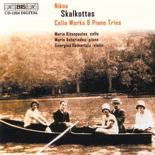 Couverture CONCERTO VIOLONCELLE / TRIO CLAVIER / LARGO CELLO / ... de Nikos SKALKOTTAS