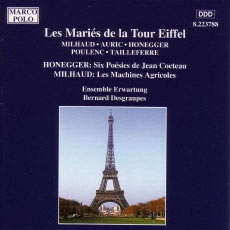 Image du média "MARIES DE LA TOUR EIFFEL (+ HONEGGER, MILHAUD)"